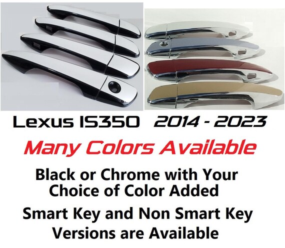 thumbnail image 2 of Front Right Interior Door Handle – Lexus ES330/ES300 2004-2006, Black W/ Chrome Lever, Evan-Fischer 2 of 4
