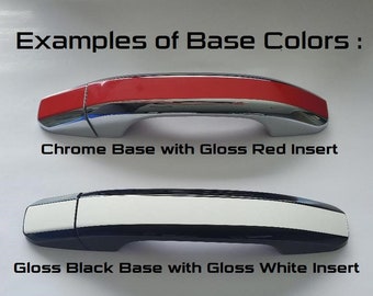 Glossy Black Door Handle Covers For Nissan Titan 2004-2015 | 4-Piece Overlay Set | Easy Upgrade