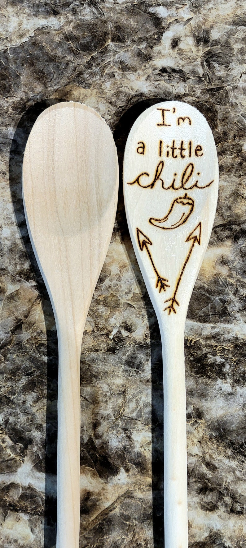 Wood Burned Spoons Food Puns Wood Burning Wooden Spoons Kitchen Decor