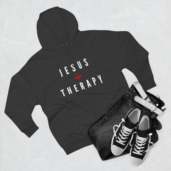 jesus and therapy hoodie