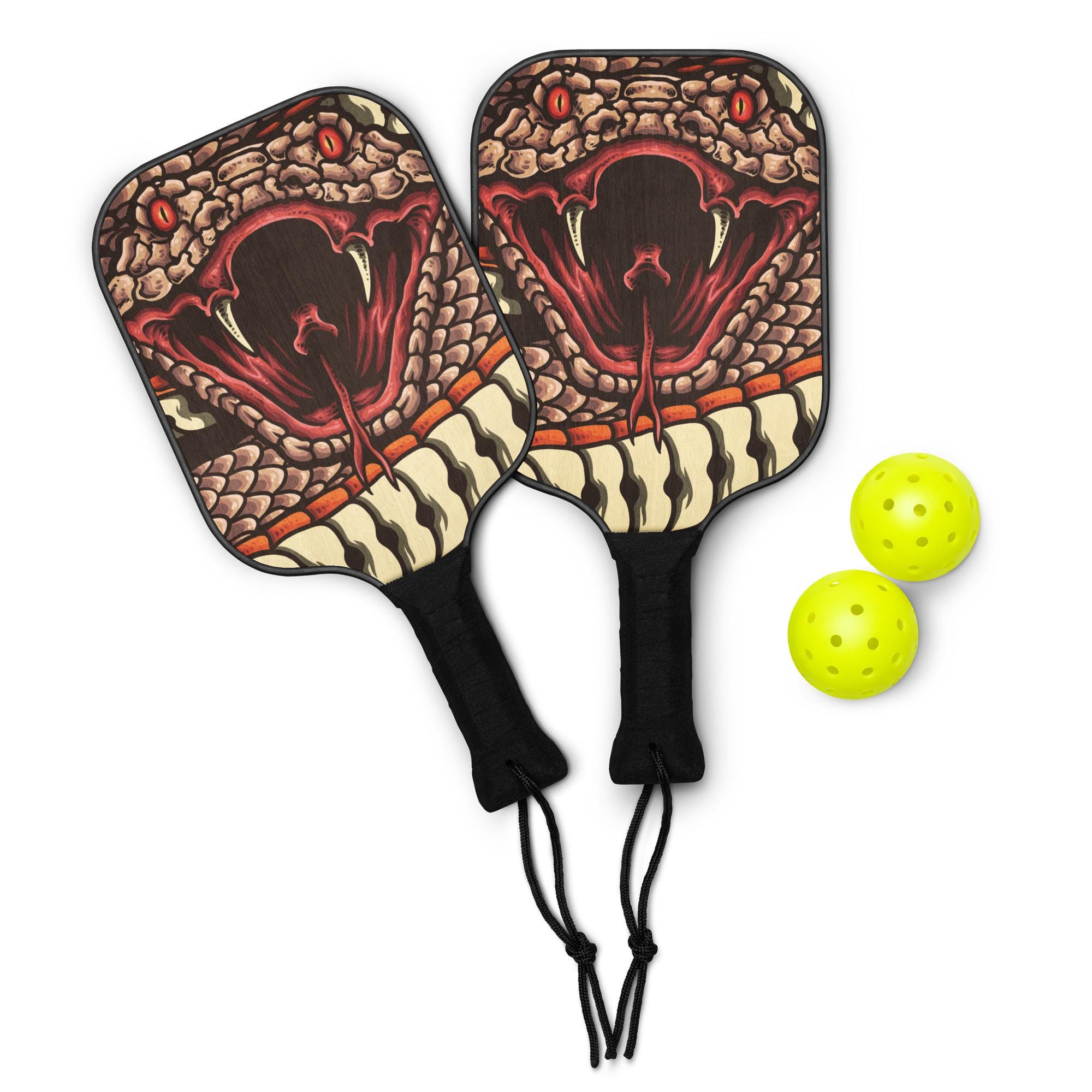 Rattle Snake Pickleball Paddle Set