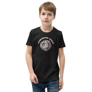 T-shirt à manches courtes pour enfant Roll for Homework Check