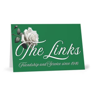 Briefpapier Set, The Links, Inc inspirierte Mitteilungskarten, Karten für Freunde, The Links Incorporated Stationary, Greeting Card Pack