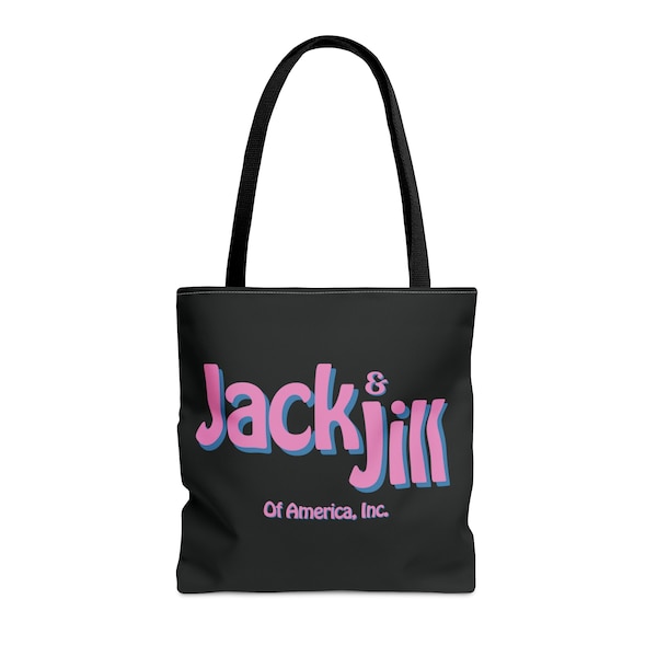 Jack and Jill Tote Bag, AOP Tote, JJOA Welcome Bag, JJOA Gift Ideas, Jack and Jill of America Gifts, Black and Educated