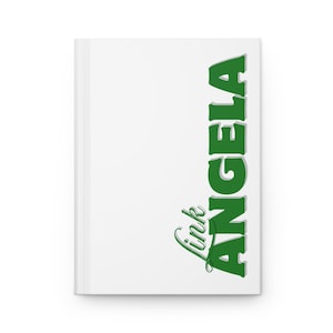 Personalized Links Inspired Hardcover Journal Matte, White and Green Links Friendship Journal, The Links Incorporated Gifts ideas