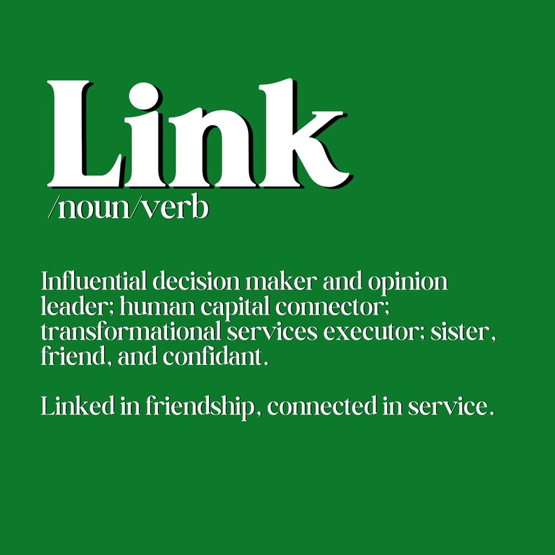 Links Incorporated Inspired Gift, Link Definition Tote Bag, AOP Tote