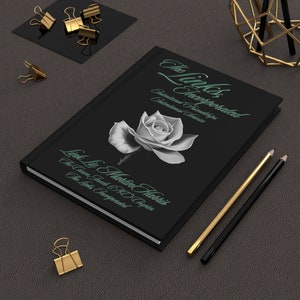 Personalized Links Inc. Hardcover Journal with name and chapter,  The Links Inc. Gift Ideas, Welcome to Linkdom Gift, Friendship Gift