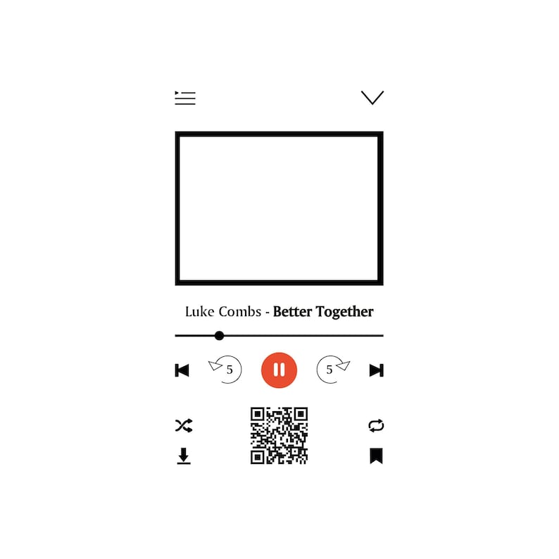Music Player Svg Apple Music Svg Qr Code Display Song Svg - Etsy
