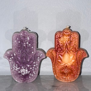 Hamsa Hand Candle