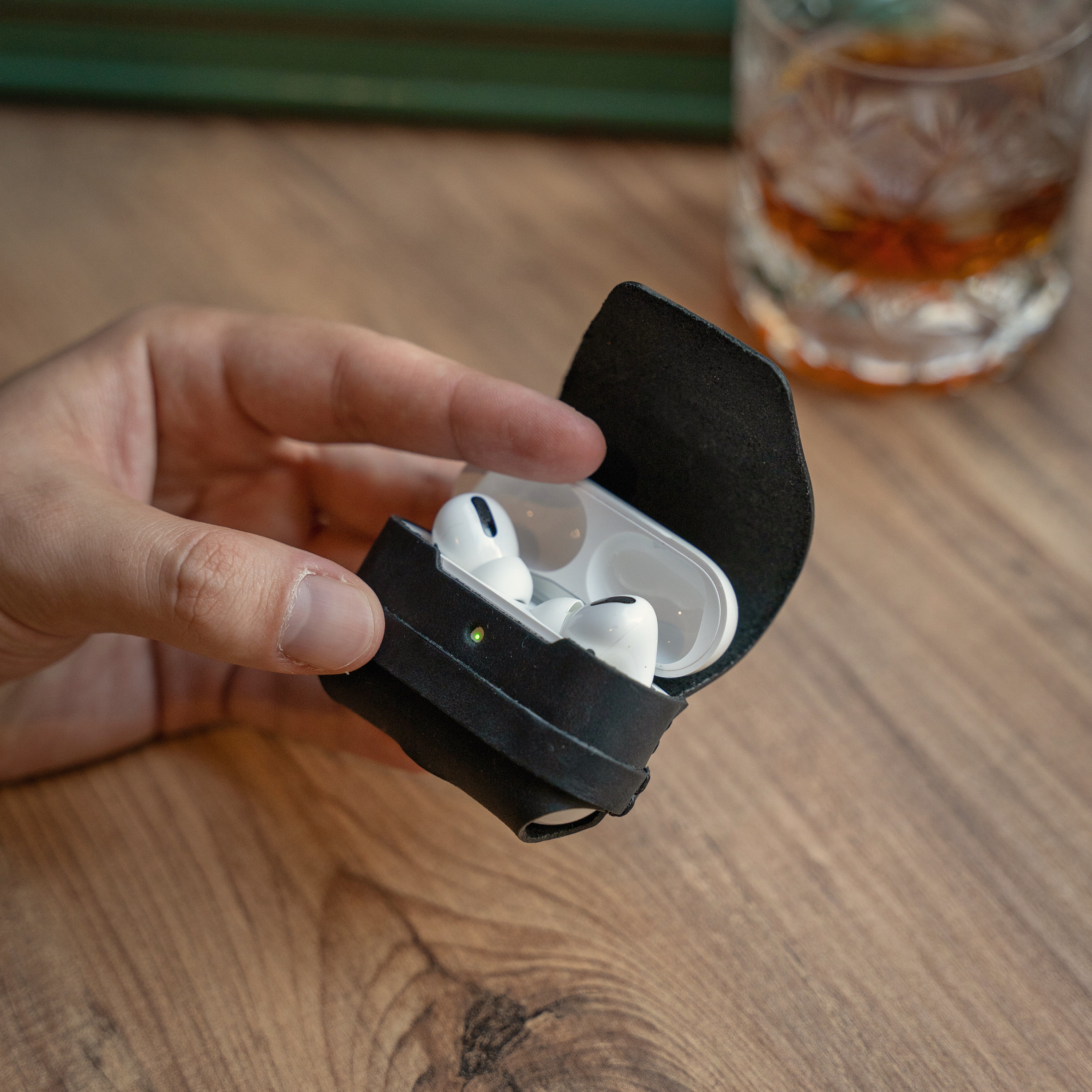 AirPods PRO Leather Case, Anti Scratch, Apple Gift, Earphone Sleeve , Minimalist Gift for Electronic Devices, EDC goods