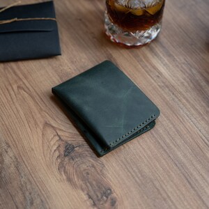 Minimal Leather Wallet / Simple Minimalist Design / Wallet for Men ...