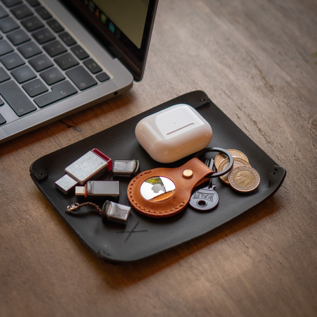 Leather Tray, Handmade Leather Tray, Minimalistic Tray, Minimalistic ...