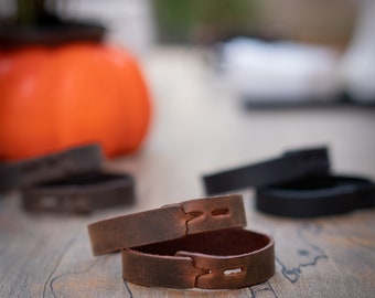 Wraistband minimalista, cuero genuino, amigable con la piel, cuero natural, ideas de regalos simples, regalo para él, regalo para ella, regalos minimalistas