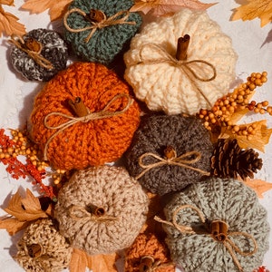 Handmade Crochet Pumpkins | Pumpkin Decor | Fall Decor