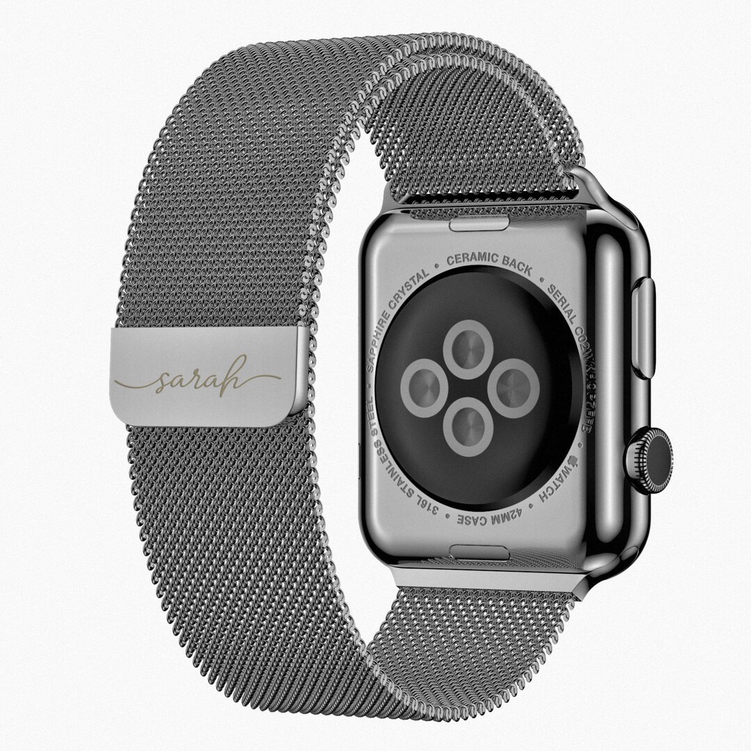 Stainless Steel Apple Watch Band, Apple Watch Milanese Band, Custom Band Gift for Mom, Gift