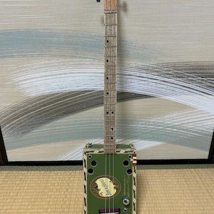 3 String Brick House Cigarbox Guitar