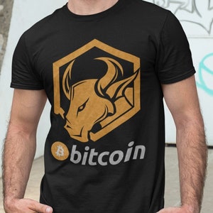 Bitcoin BTC Crypto Bull T-Shirt