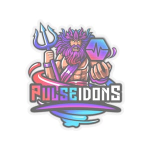 PulseChain Kiss-Cut Stickers | Pulse Chain Pulseidons PLS HEX Crypto Sticker