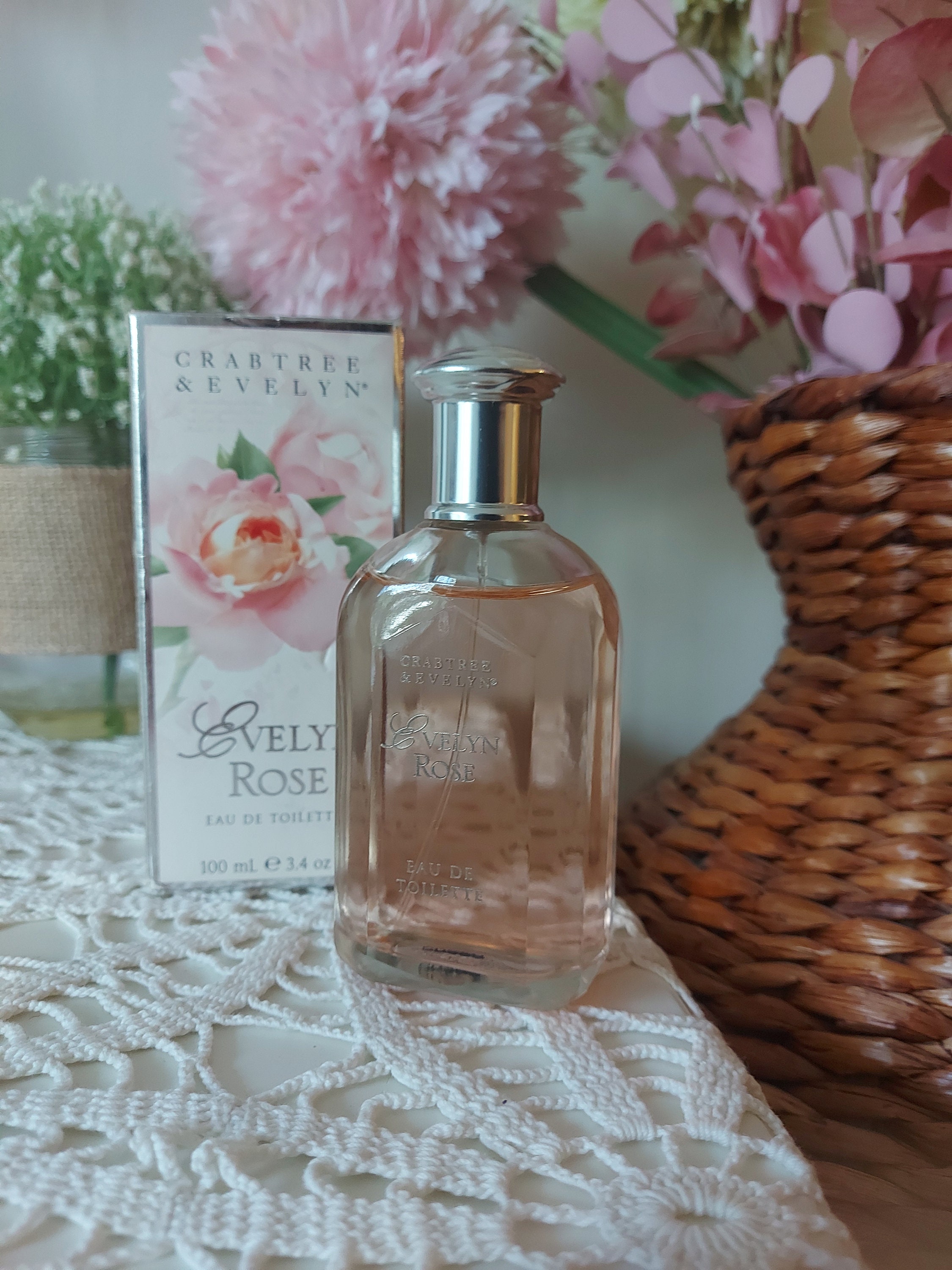 Crabtree Evelyn Evelyn Rose Eau De Toilette Perfume 100 Ml