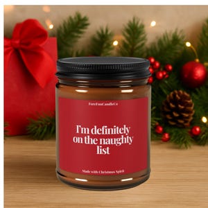 Funny Christmas Candle: Gag Gift, Secret Santa, Stocking Stuffer