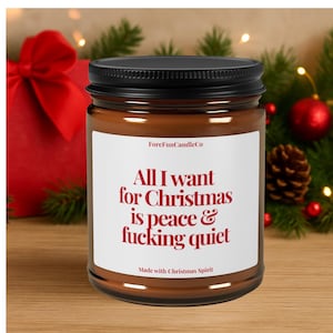 Funny Christmas Candle: Gag Gift, Secret Santa, Stocking Stuffer