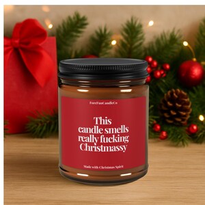 Funny Christmas Candle: Gag Gift, Secret Santa, Stocking Stuffer