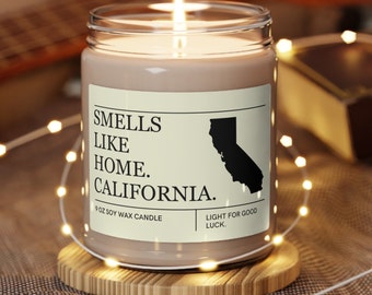 Smells like Home California candle - Home decor - Moving Candle - Home gifts - Arizona candle