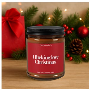 Funny Christmas Candle: Gag Gift, Secret Santa, Stocking Stuffer