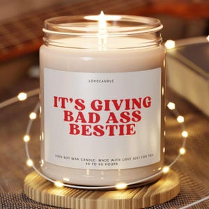 Best Friend Gift, Best Friend Birthday Gift, Best Friend Birthday Candle, Friendship gift, Bestie, Best Friend for Women, Scented Soy Candle