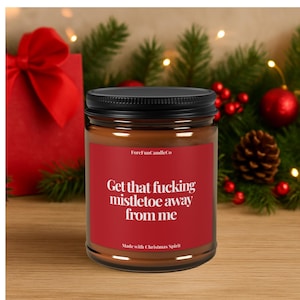 Funny Christmas Candle: Gag Gift, Secret Santa, Stocking Stuffer