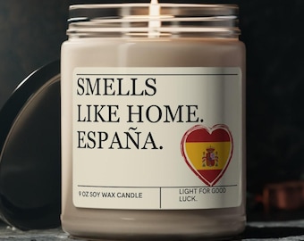 Smells like Home Spain candle - Home decor - Moving Candle - Home gifts - candle