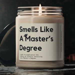 Master-Abschluss-Geschenk Lustiger Glückwunsch riecht nach Master-Abschluss Es MBA-Abschluss-Glückwunschgeschenk