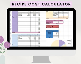 Recipe Cost Calculator Google Sheets