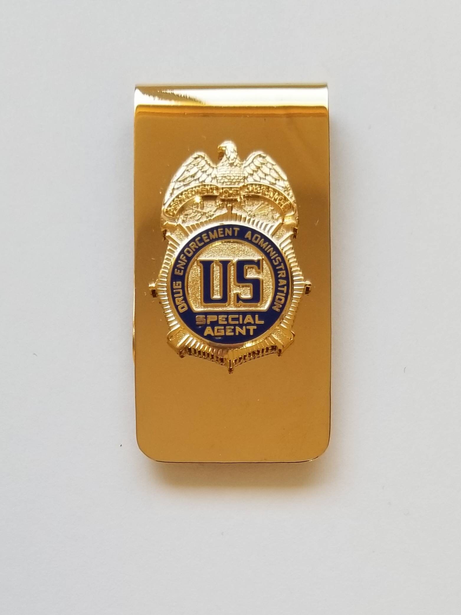 DEA Special Agent Design Money Clip Etsy