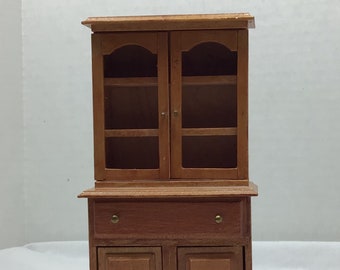 Miniature Maple Dining Hutch