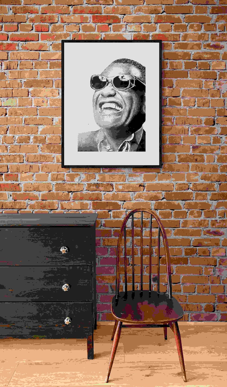 Ray Charles dessin art chanteur image 3