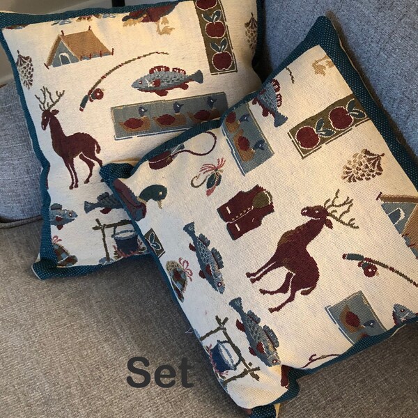 Cabin Throw Pillows Etsy