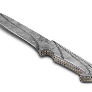 Handmade Damascus Knife | Camping tool | Collectable Gift | Outdoor | Birthday Gift | Groomsmen | Boyfriend | Anniversary | Steel Blade |
