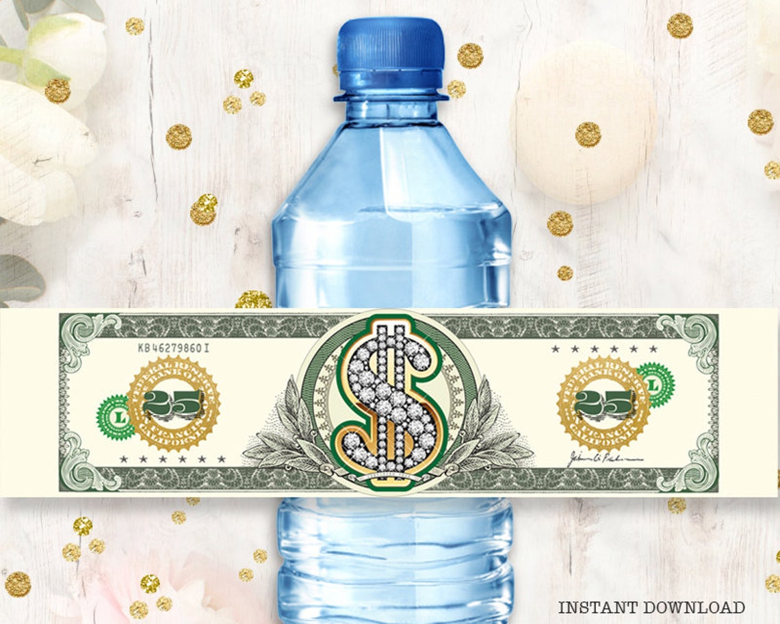 Dollar Bill Birthday Invitation Money Invitations Birthday - Etsy