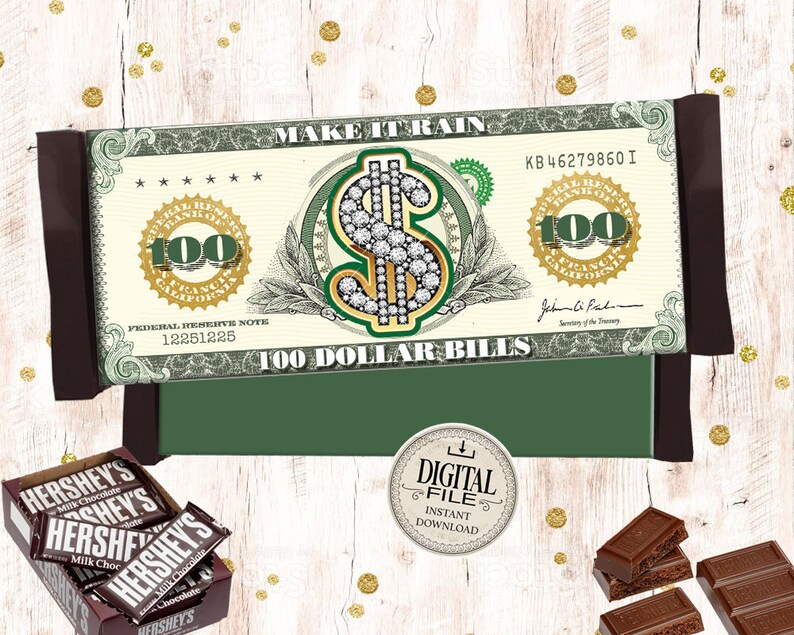 Dollar Bill Birthday Invitation Money Invitations Birthday - Etsy