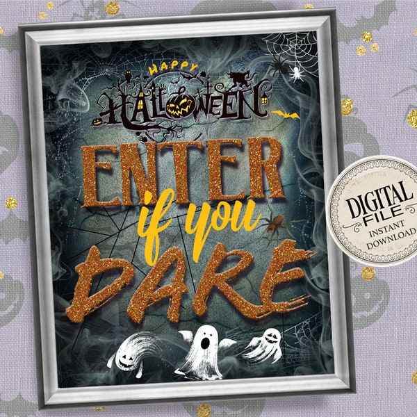 Enter If You Dare - Etsy
