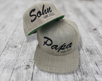 Cadeau pour la fête des pères - casquette papa et fils fille enfants... Casquette, casquette baseball, pour la fête des mères et la fête des pères - cadeau enfants - chapeau, père