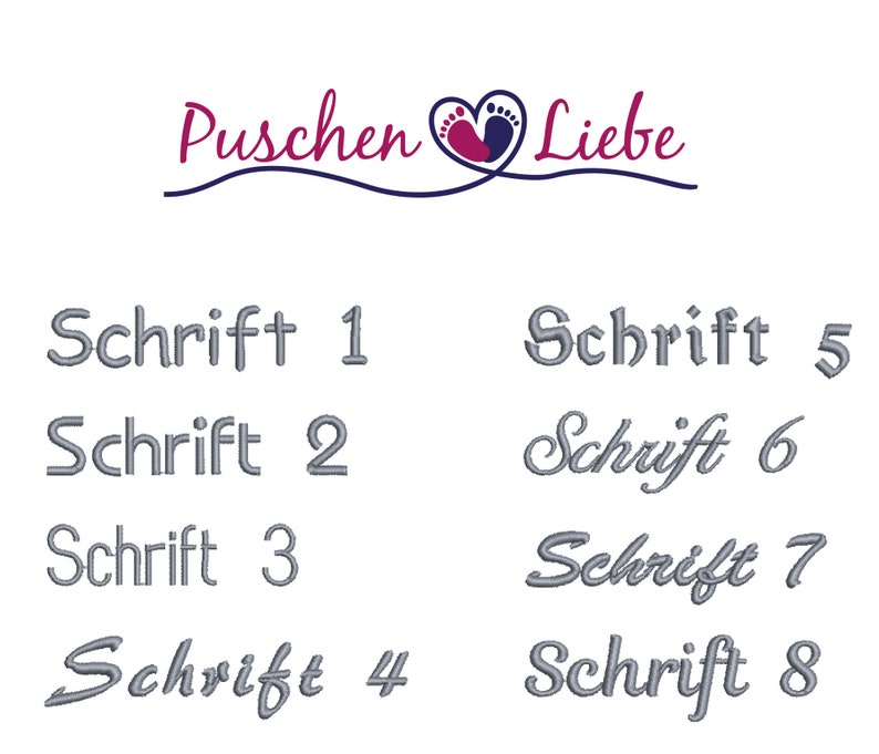 a sign that says puschen liebe on it