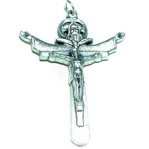 Tertium Millennium Holy Trinity Cross Crucifix - Blessed By Pope -Parts -Pendant