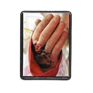 St. Padre Pio Vintage Holy Card - Relic Of St. Father Pio Of Pietrelecina