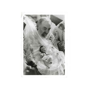 St. Padre Pio - Vintage Photo - Saint Father Pio Picture
