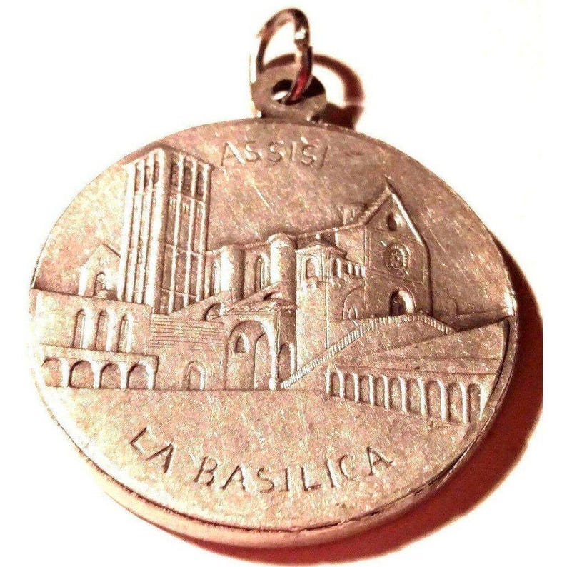 Huge St. Francis of Assisi Wolf Medal 1.25 -franciscan Pendant Charm - Etsy