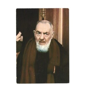 St. Padre Pio - Postcard - Saint Father Pio Picture