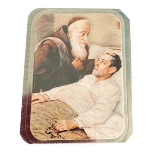 St. Leopold Mandic Holy Card w/ Relic Leopoldo Of Castelnuovo Bogdan Ivan