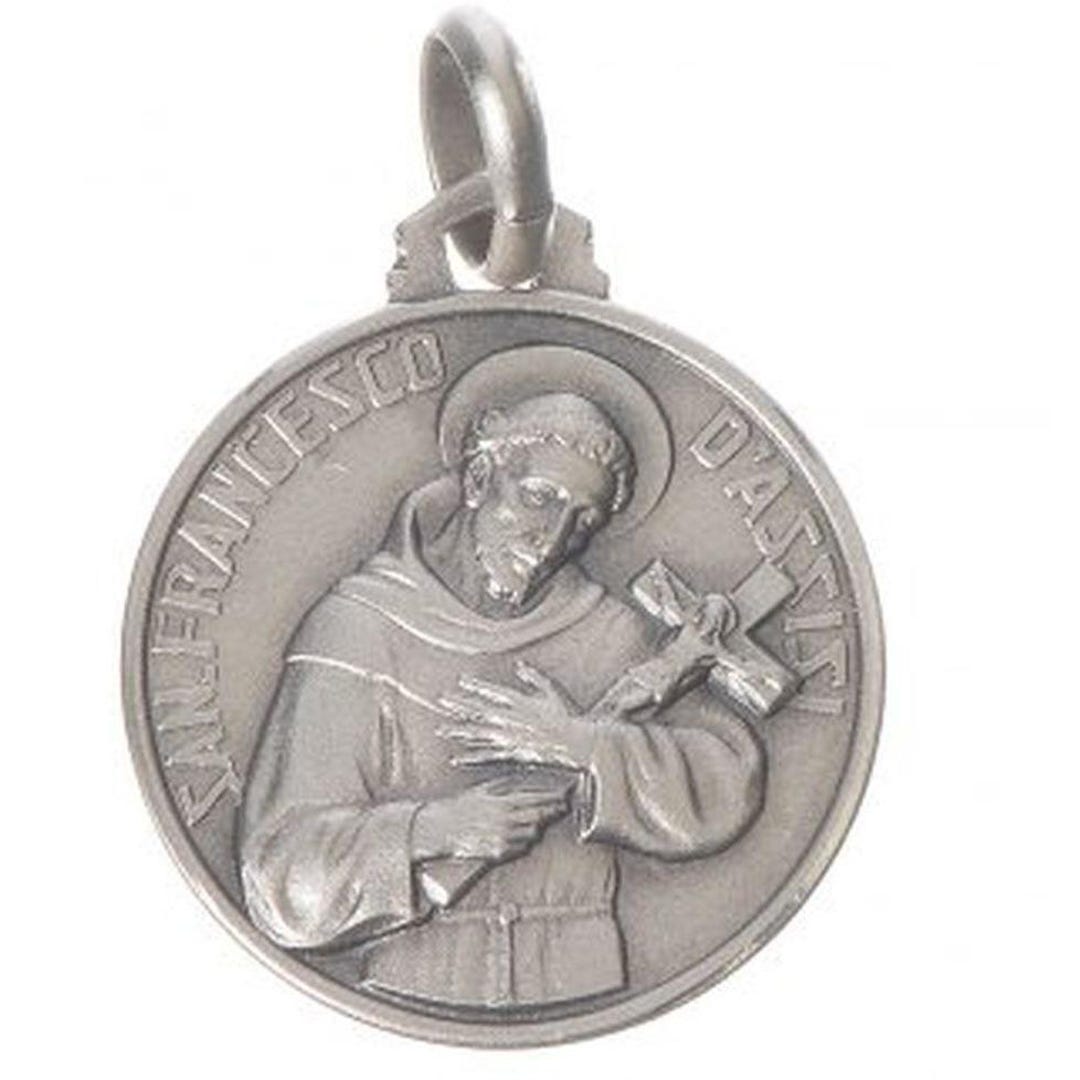 St. Francis of Assisi Franciscan Medal 925 Sterling Silver Patron ...